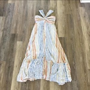 Vici halter maxi dress